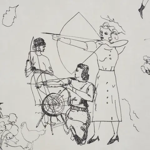 TOILE DE FEMMES_ PARCHMENT