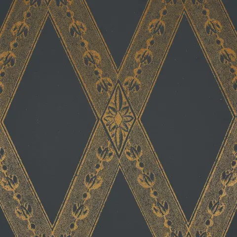 LES LOSANGES TOILE_ GOLD ON BLACK