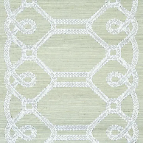 ZIZ EMBROIDERED SISAL_ MINERAL