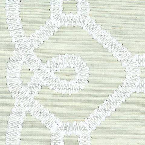 ZIZ EMBROIDERED SISAL_ MINERAL
