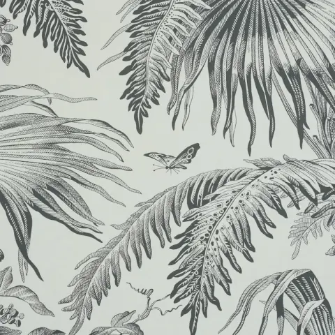 TOILE TROPIQUE_ BLACK