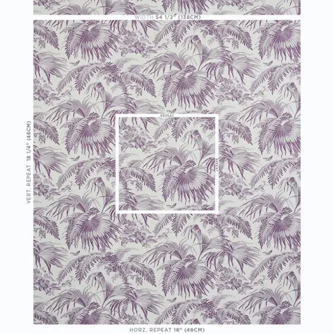 TOILE TROPIQUE_ PURPLE