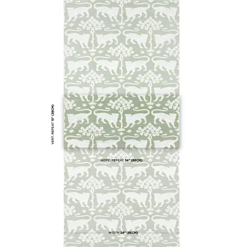 WOODLAND LEOPARD SISAL_ SEAGLASS
