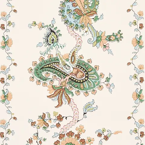 ELENA PAISLEY STRIPE_ GREEN