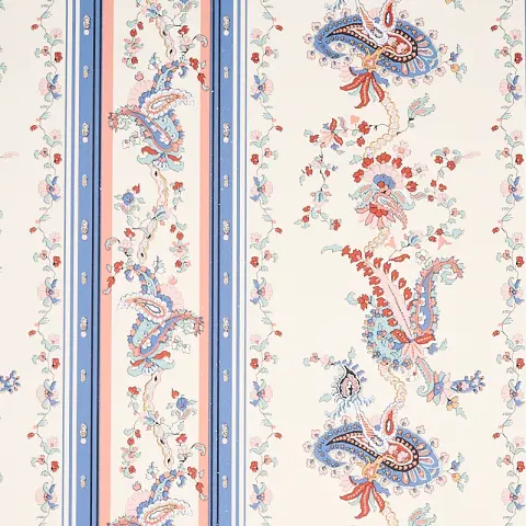 ELENA PAISLEY STRIPE_ BLUE