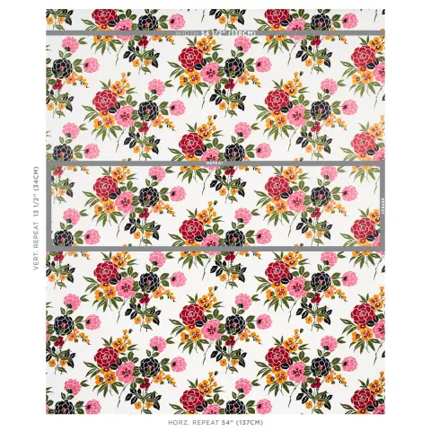 VALENTINA FLORAL_ MULTI ON WHITE