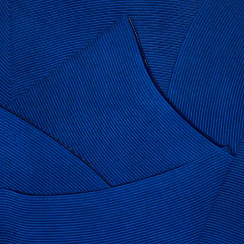 Hand Combed Plaster_ YVES BLUE