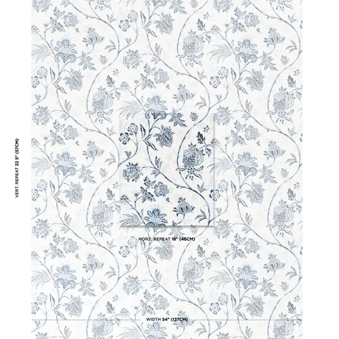 CHINOISERIE VINE_ COBALT
