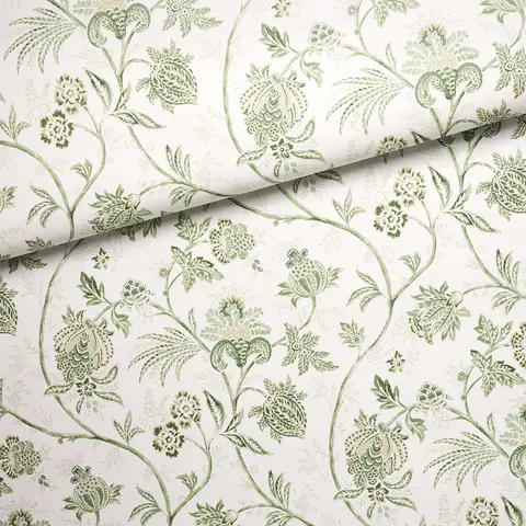 CHINOISERIE VINE_ LEAF GREEN