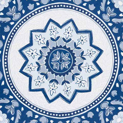 MONTECITO MEDALLION_ INDIGO