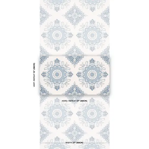 MONTECITO MEDALLION_ CHINA BLUE