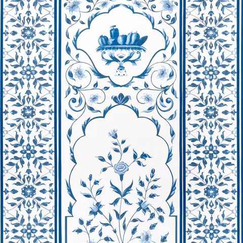 MUGHAL GARDEN PANEL B_ BLUE