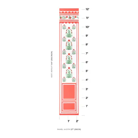 ROYAL POPPY PANEL B_ RED