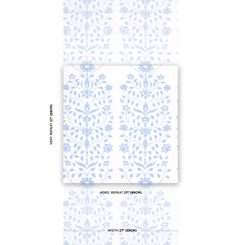 JAIPUR MUGHAL FLOWER_ BLUE