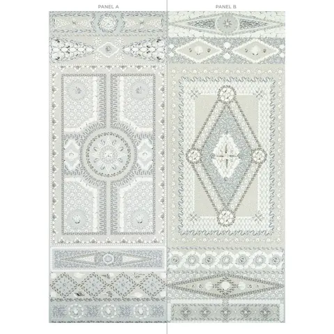 SHELL GROTTO PANEL A_ SEAFOAM