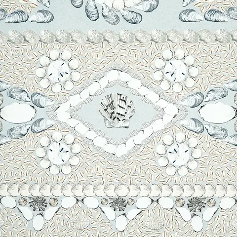 SHELL GROTTO PANEL A_ SEAFOAM