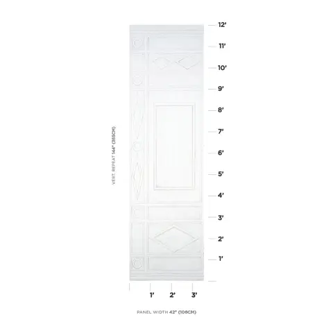 SWEDISH MANOR PANEL A_ WHITE