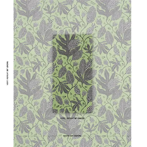POLKA DOT JUNGLE_ BLACK & GREEN