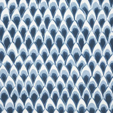 CHINOISERIE GRANDE PANEL SET_ INDIGO