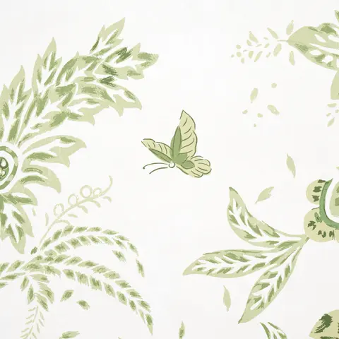 CHINOISERIE GRANDE PANEL SET_ LEAF GREEN