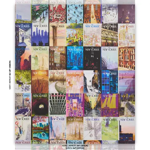 The New Yorker City-view Covers_ MULTICOLOR