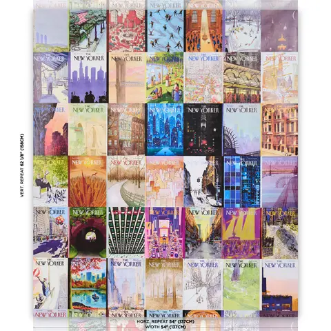 The New Yorker City-view Covers_ MULTICOLOR