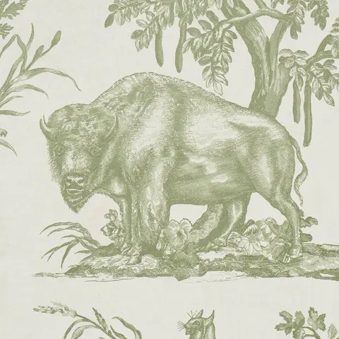 Western Toile_ OLIVE