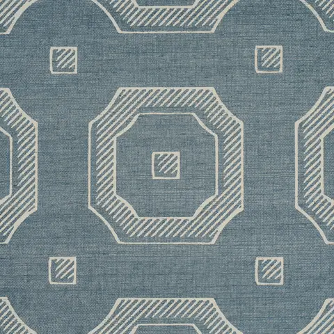 BEVELED FRAME SISAL_ DENIM