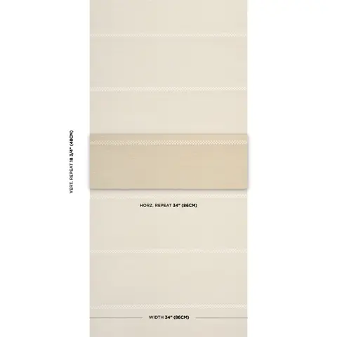 CHECKERED STRIPE SISAL_ BIRCH