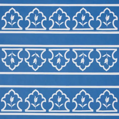 Palladio Mughal Two Panel Set_ BLUE