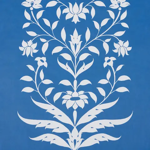 Palladio Mughal Two Panel Set_ BLUE