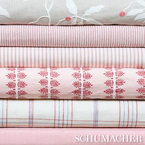 CHAREE SILK STRIPE_ RED