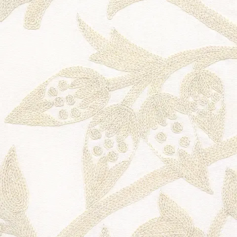 Sissinghurst Crewel_ IVORY