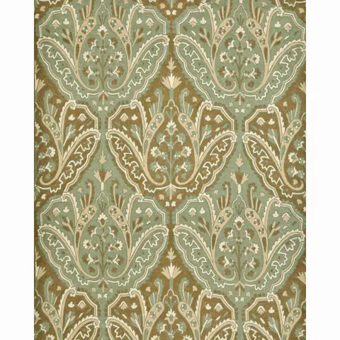 Maharajah Crewel Embroidery_ VERDIGRIS