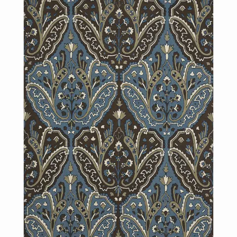 Maharajah Crewel Embroidery_ INDIGO