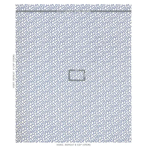 MEANDER EMBROIDERY_ BLUE ON IVORY