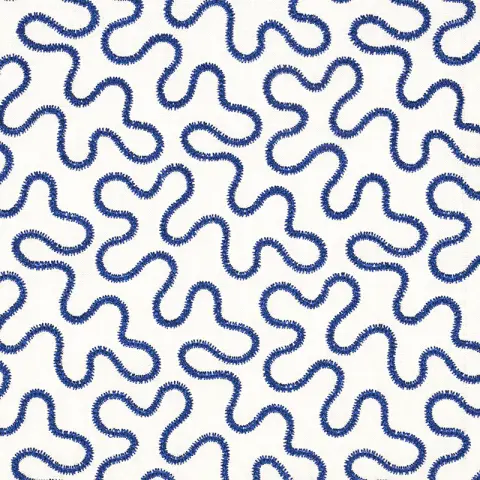 MEANDER EMBROIDERY_ BLUE ON IVORY