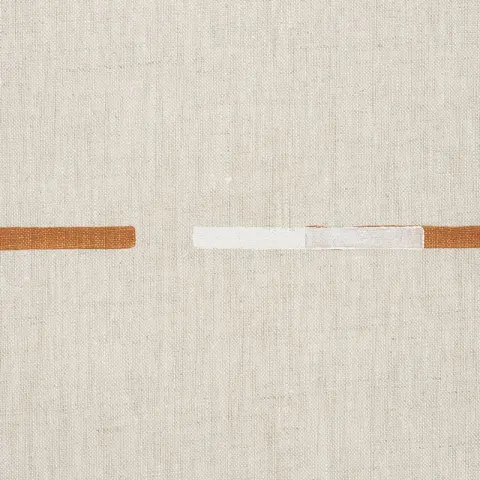 OVERLAPPING DASHES HAND-BLOCK PRINT_ BROWN & WHITE