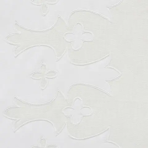 BERGAMA APPLIQUÉ_ WHITE & IVORY