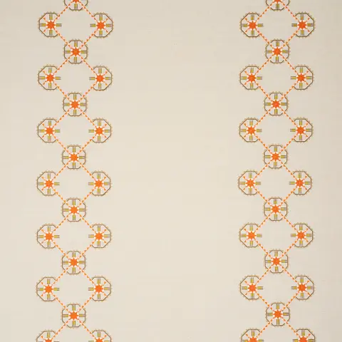 Chamizal Embroidery - Orange & Pink Fabrics