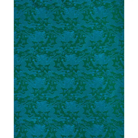 RUAN DRAGON DAMASK_ EMERALD