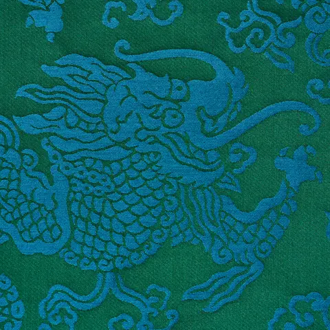 RUAN DRAGON DAMASK_ EMERALD