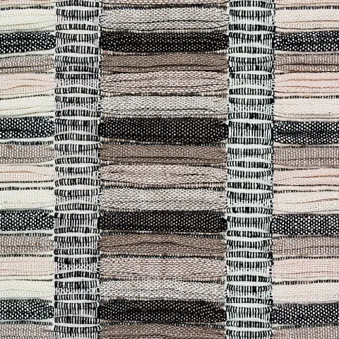 PALOPO HAND WOVEN STRIPE_ BLACK