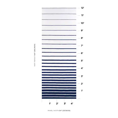 RIBBON APPLIQUÉ PANEL_ NAVY ON IVORY