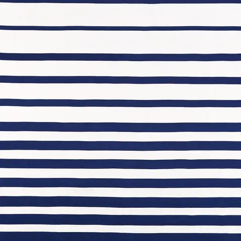 RIBBON APPLIQUÉ PANEL_ NAVY ON IVORY