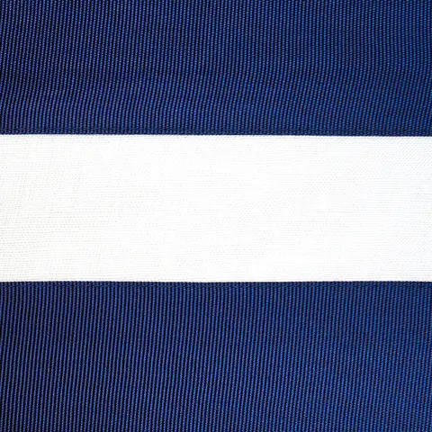 RIBBON APPLIQUÉ PANEL_ NAVY ON IVORY