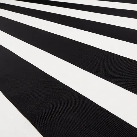 RIBBON APPLIQUÉ PANEL_ BLACK ON IVORY