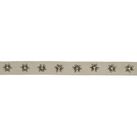 CONSTELLATION BEADED TAPE_ LINEN