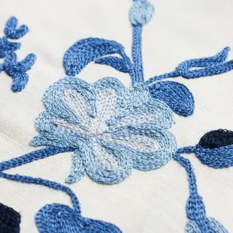 Raleigh Crewel Embroidery_ CORNFLOWER