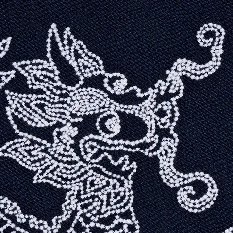 DRAGON EMBROIDERY_ NAVY